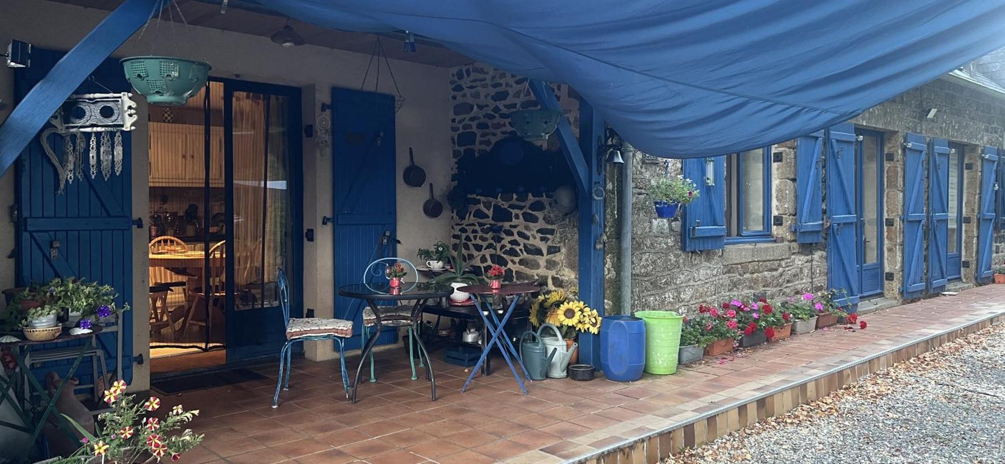 Saint-Mars-sur-la-Futaie Double & Family Rooms In Tranquility In Blue מראה חיצוני תמונה